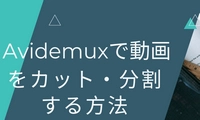 「Avidemuxの使い方」