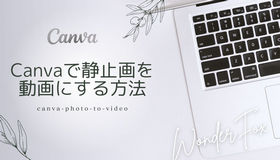 canva 静止 画 を 動画 に する