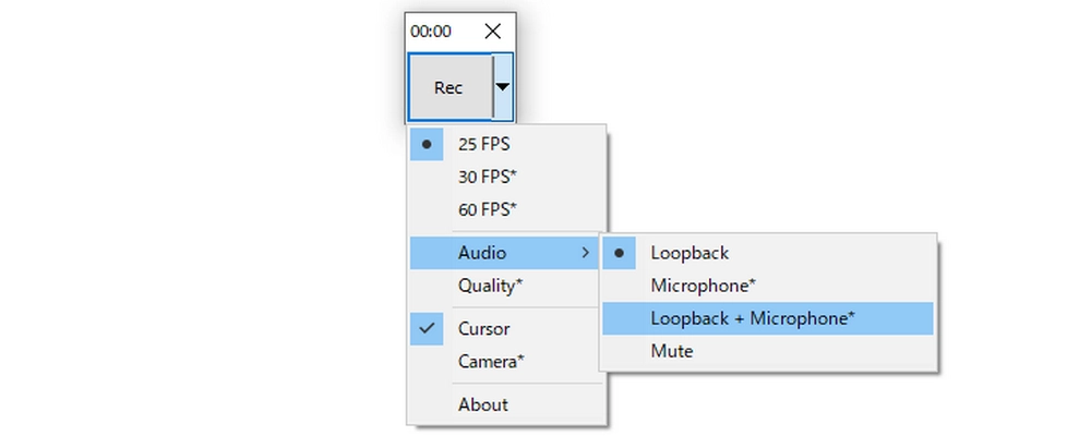 窓の杜 PC画面録画フリーソフト RecButton