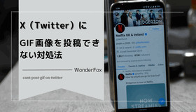 TwitterにGIFを投稿できない