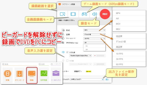 コピーガードを解除せずにDVDをコピーする方法「超簡単」