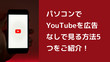 YouTubeを広告なしで見る