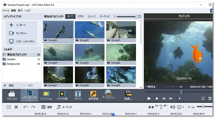 DVDをチャプター別に分割 AVS Video Converter