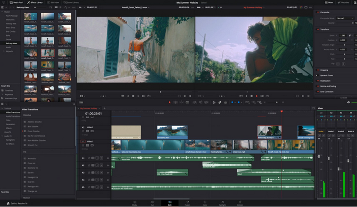 8K編集ソフト「DaVinci Resolve」