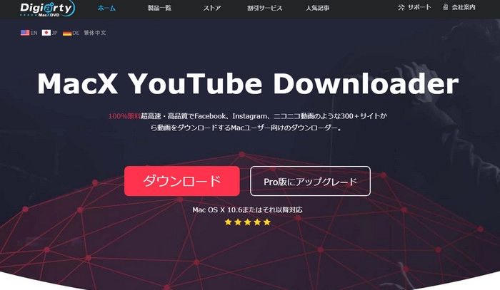 ３． MacX YouTube Downloader