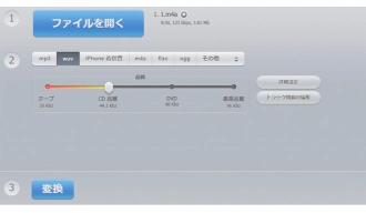 M4A WAV変換サイト１．Online Audio Converter