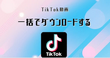 PCでTikTok動画を一括でダウンロード