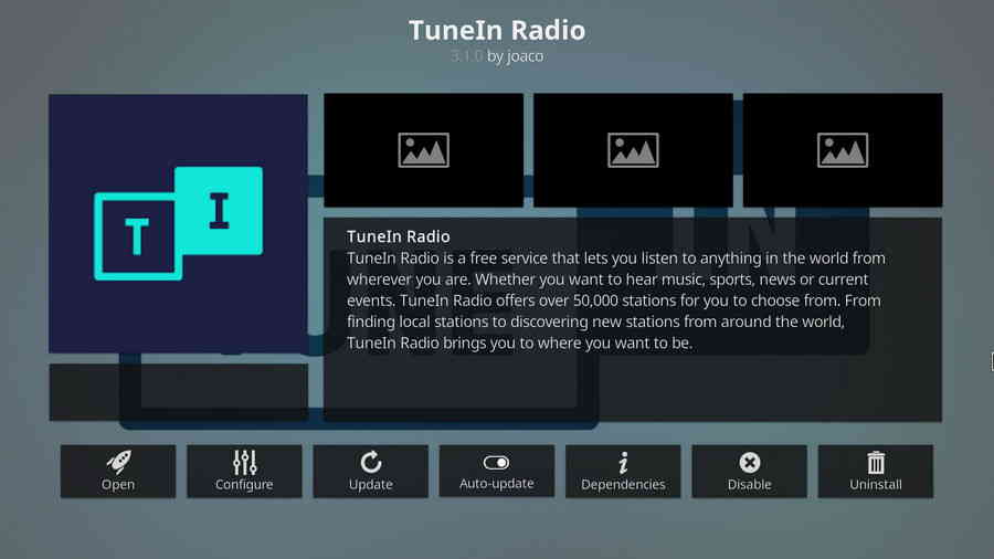 tunein radio repository