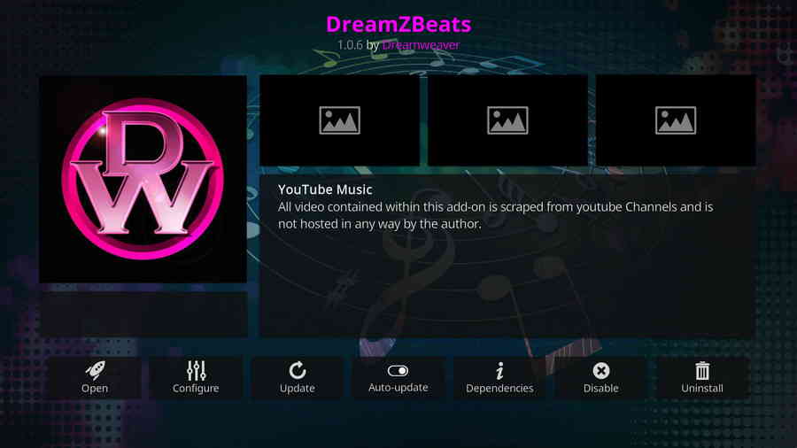 youtube uninstall addons in kodi