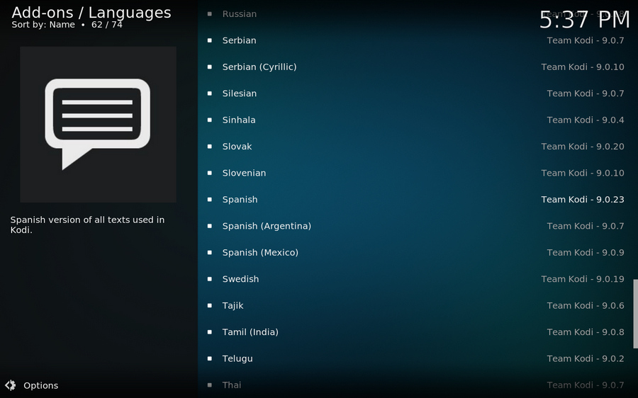 Select Language for Download