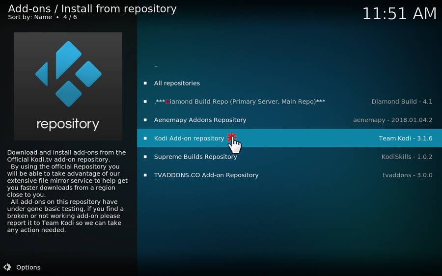 Kodi Official Repository