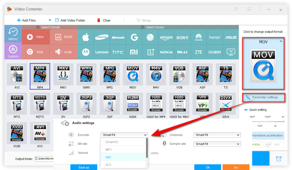 Choose an Output Format