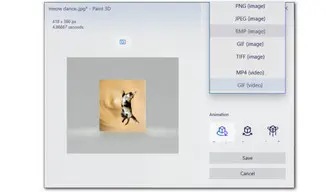 Convert Images to GIF with Paint 3D
