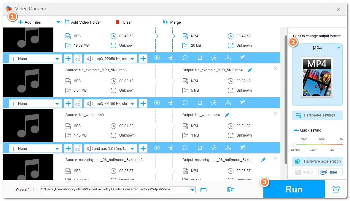 Convert MP3 to MP4 Format