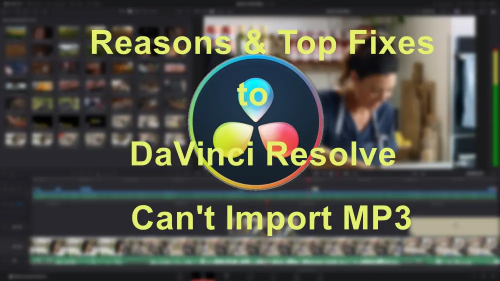 Convert MP3 for DaVinci Resolve