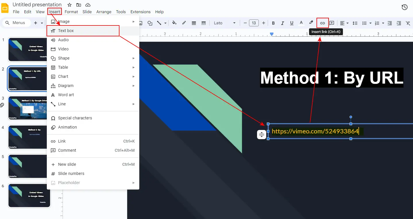 How to Embed Vimeo in Google Slides via URL