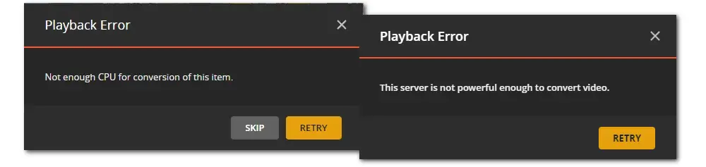 This Server is not Powerful Enough to Convert Video