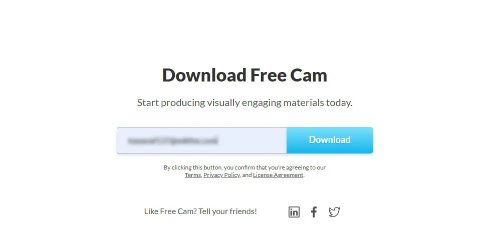 Free Cam Download Page