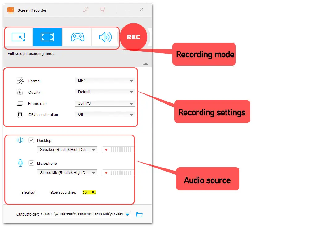 Select Recording Mode