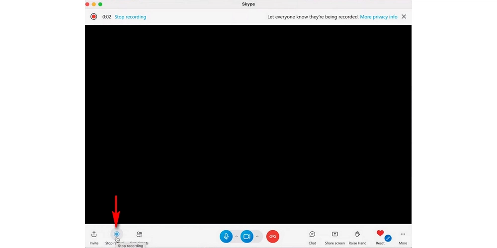 Start and Stop Skype Recording