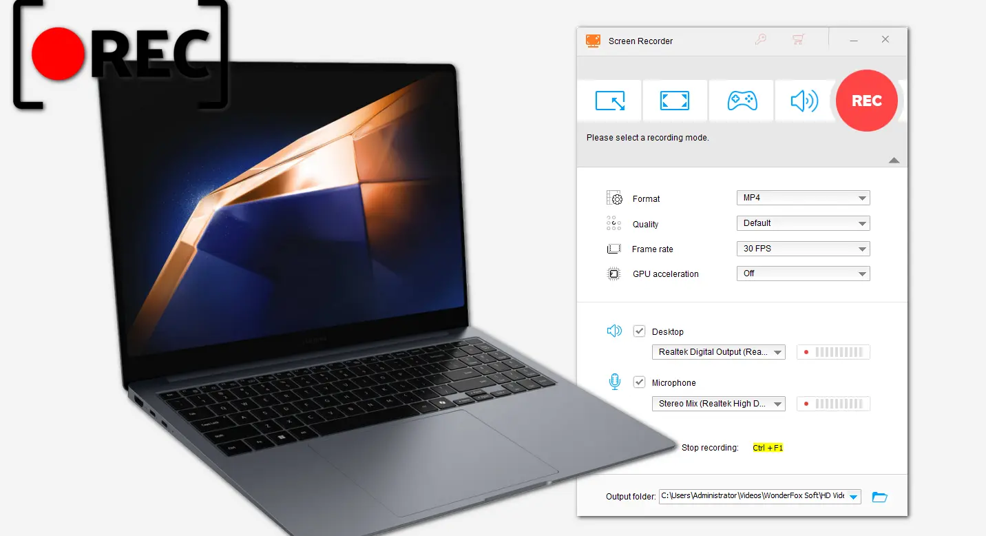 Best Screen Recorder for Samsung Laptop