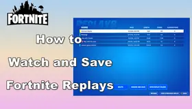 How to Watch Fortnite Replays