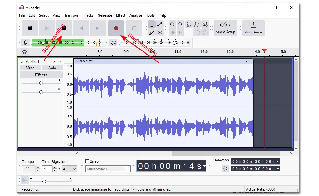 Audacity Record Discord on Windows