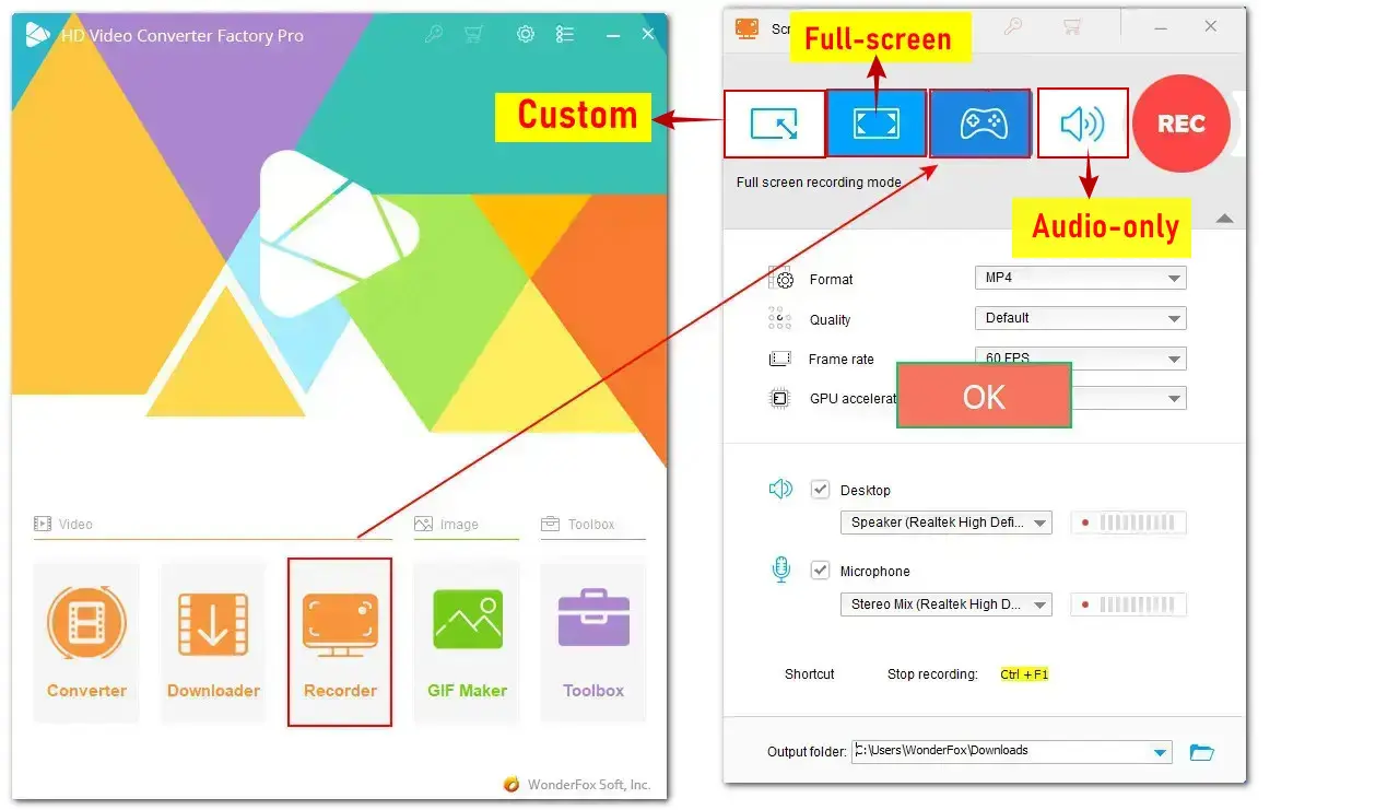 Select Recording Mode