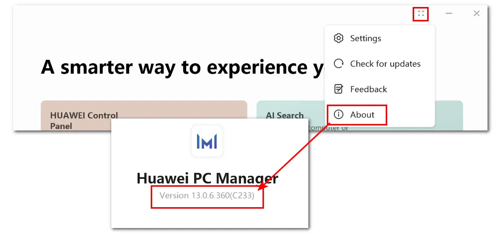 Check PC Manager Version