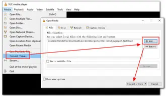 Import ASF File to VLC 