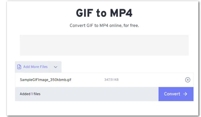 How to convert GIF to MP4 in Windows 11/10?