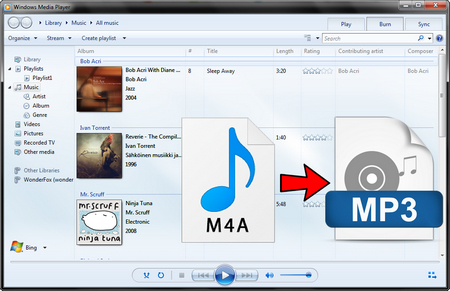 mp3 to m4a converter for windows