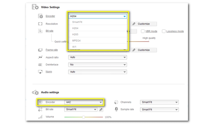 Modify Settings