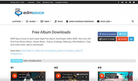 free album downloads legally