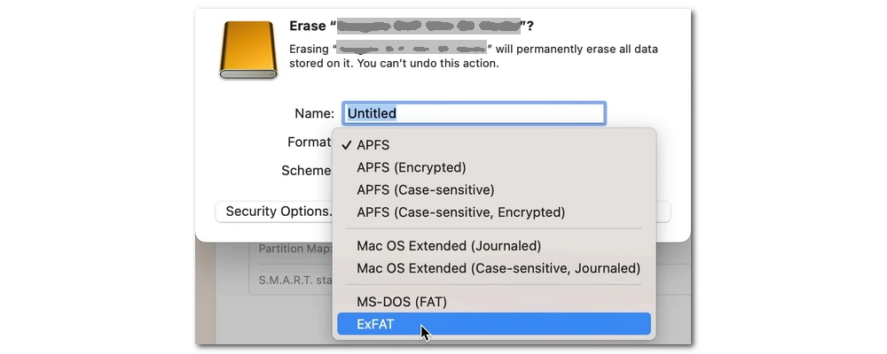 Reformat FAT32 on Mac