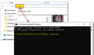 Run FFmpeg Command Window