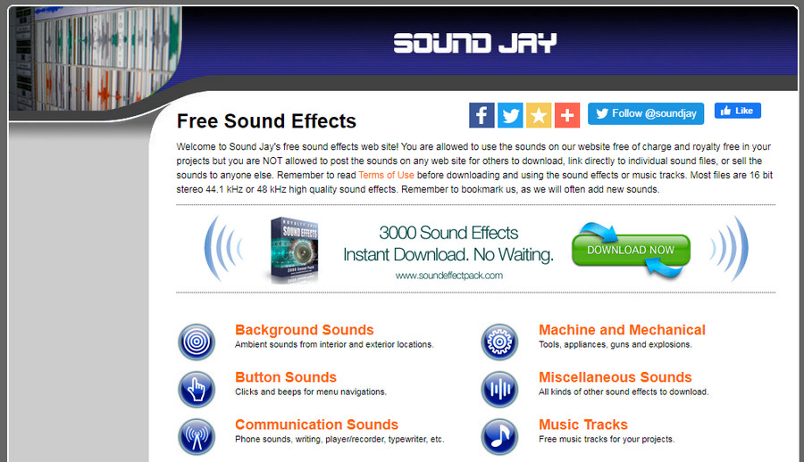 5 Good Sites for Free Sound Effects Download