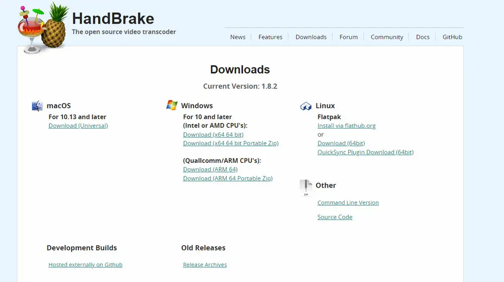 Download and Install HandBrake