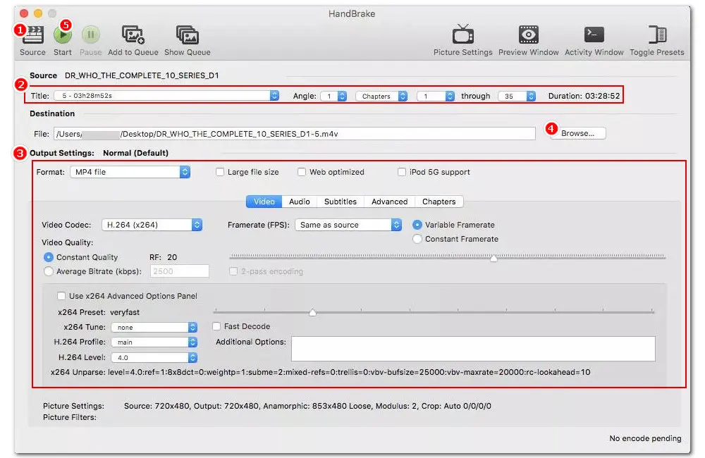 How to Make HandBrake Rip DVD on Mac