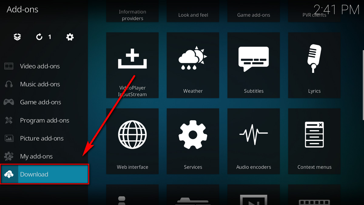 how to access unsupported addons on kodi