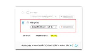 Set up Voice Over Audio Source 