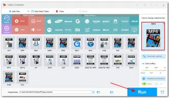 Output Rotated Video with Desired Format