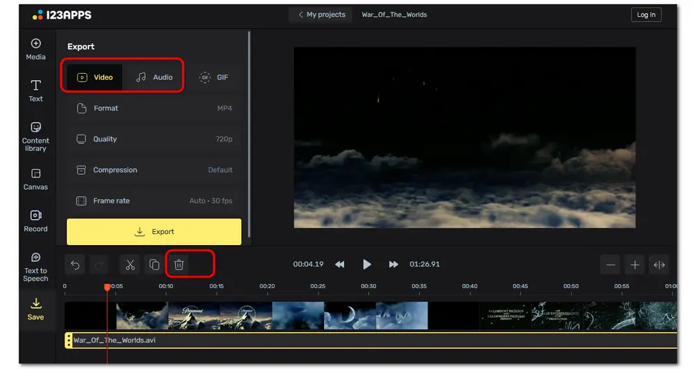 Separate Audio from Video Online