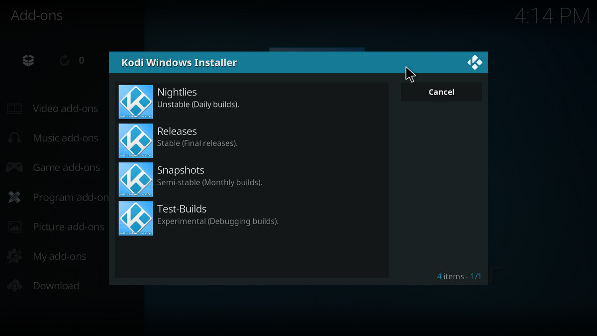 where to download kodi for windows 10
