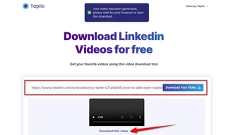 Download LinkedIn Videos Online