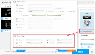 Adjust the Audio Output Settings