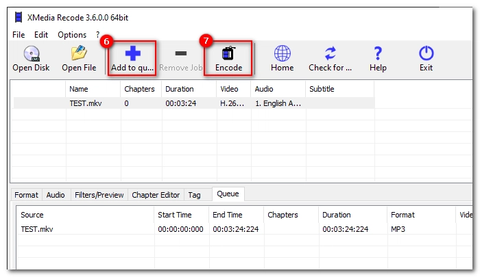 Encode MKV Audio to MP3