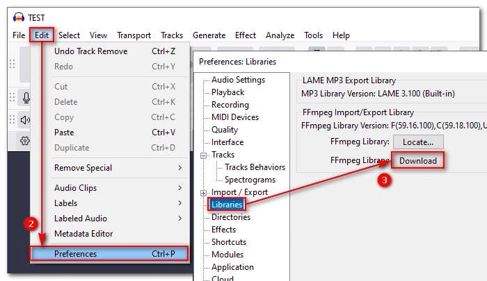 Install FFmpeg Library