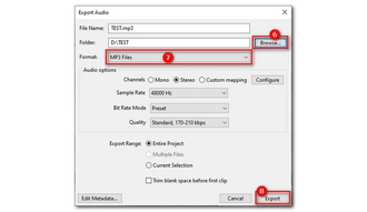 Convert MKV to MP3 in Aduacity