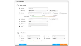 Modify the Output Settings